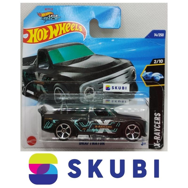 Draftnator X-Raycers 2/10 Hot Wheels 14/250 Netflix Let´s Race