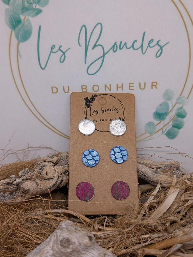 Lot de 3 paires de puces pu009