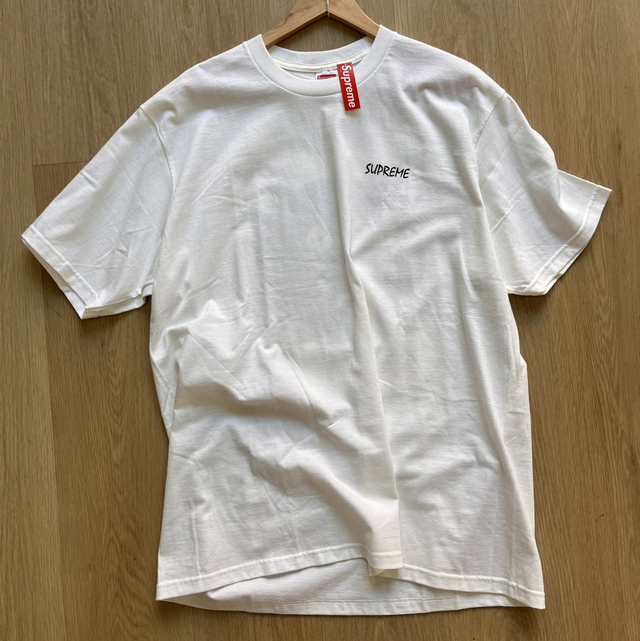 Supreme T-Shirt White Black Cat Size XL - NEW