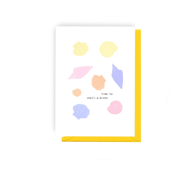 Shell-a-brate - Illustrated Celebration Card  