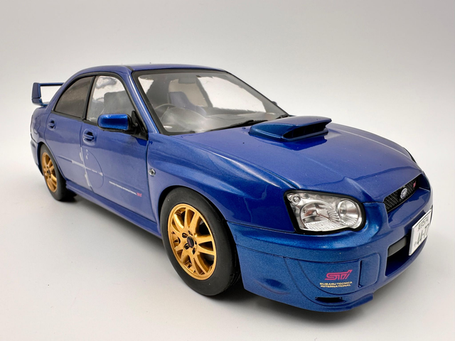 Subaru Impreza WRX STI år 2003 - Scale - 1:18
