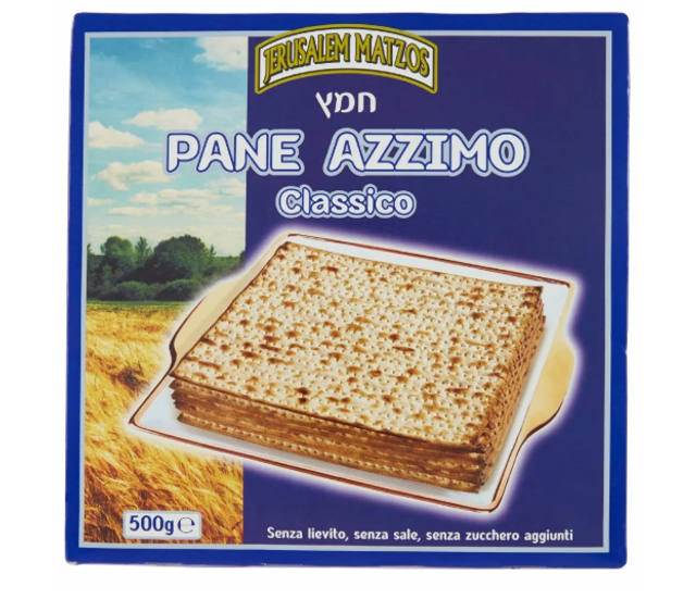 Pane Azzimo 500 gr Jerusalem Matzos