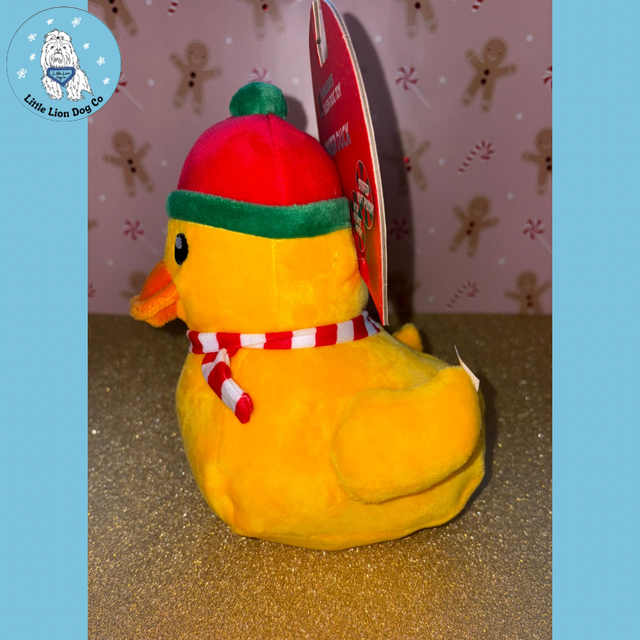 Fuzzyard Merry Quackmas Duck Plush Dog Toys