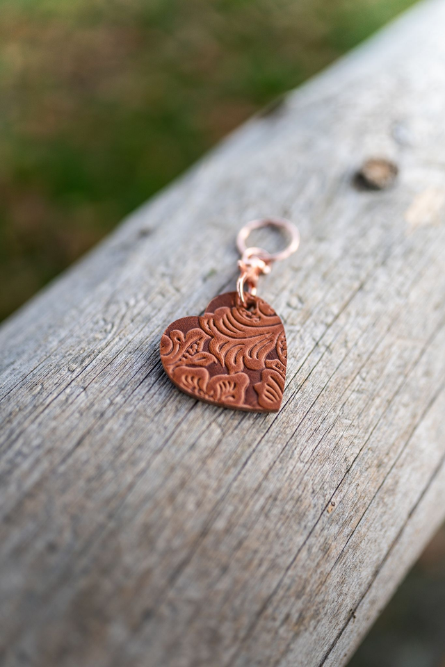 Leder-Herz "Glücksbringer"