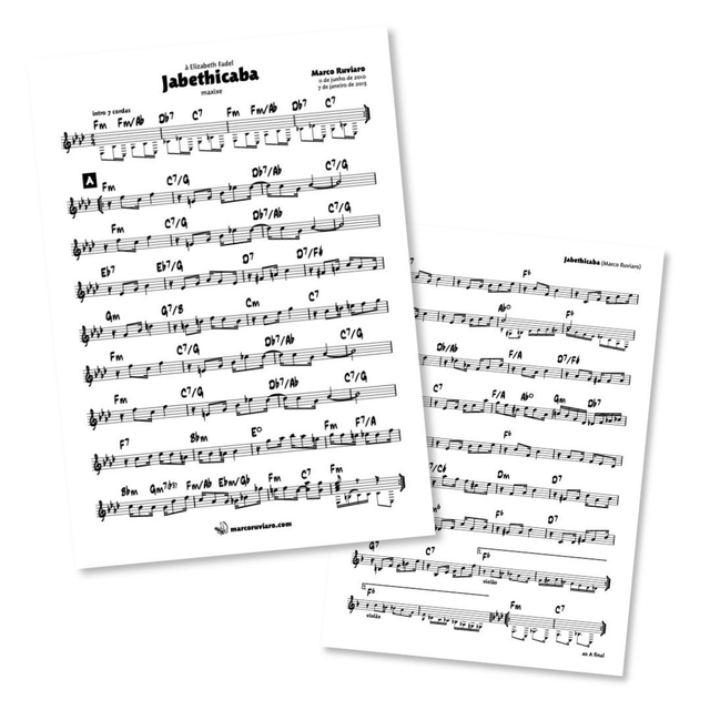 JABETHICABA by Marco Ruviaro (PDF score)