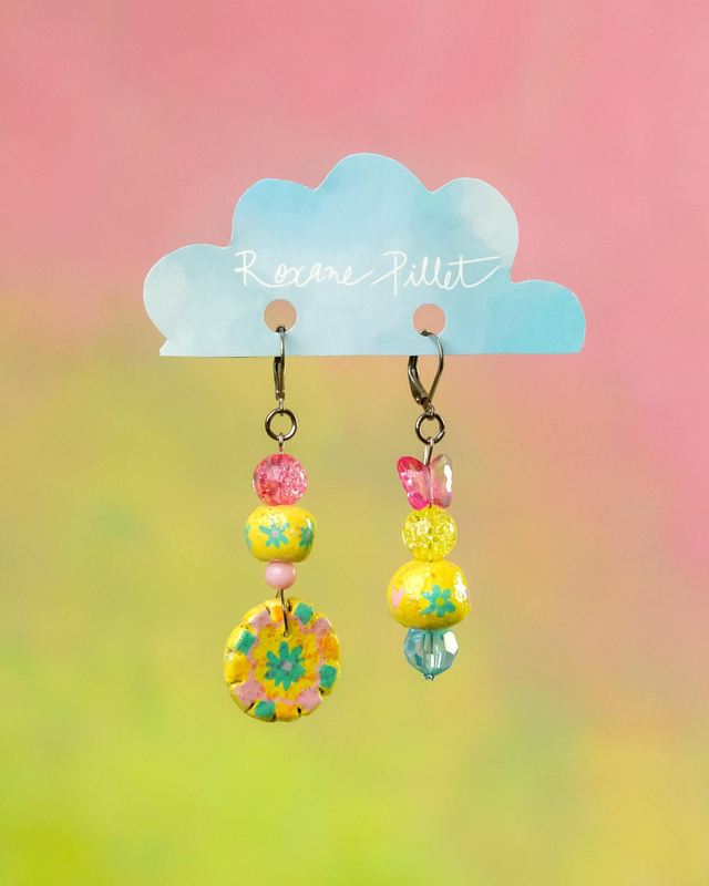 [Trucs en argile] Boucles d'oreilles 