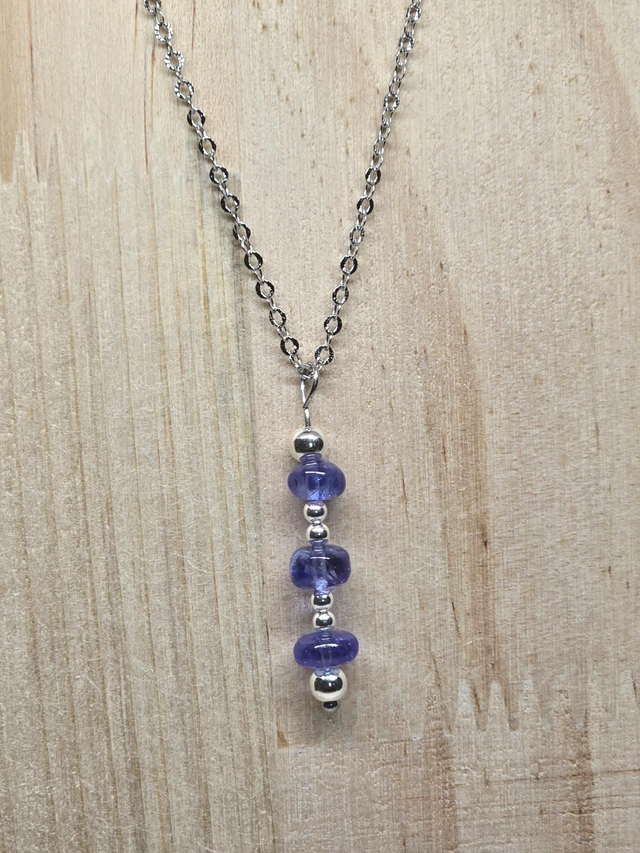 Collier Tanzanite AAA d'exception 