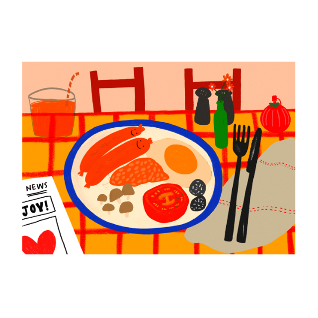 A3 Print - Good News Day / Full English Breakfast V2