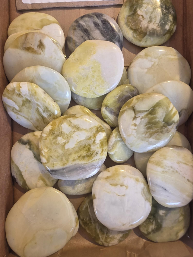 Scottish Iona marble palm