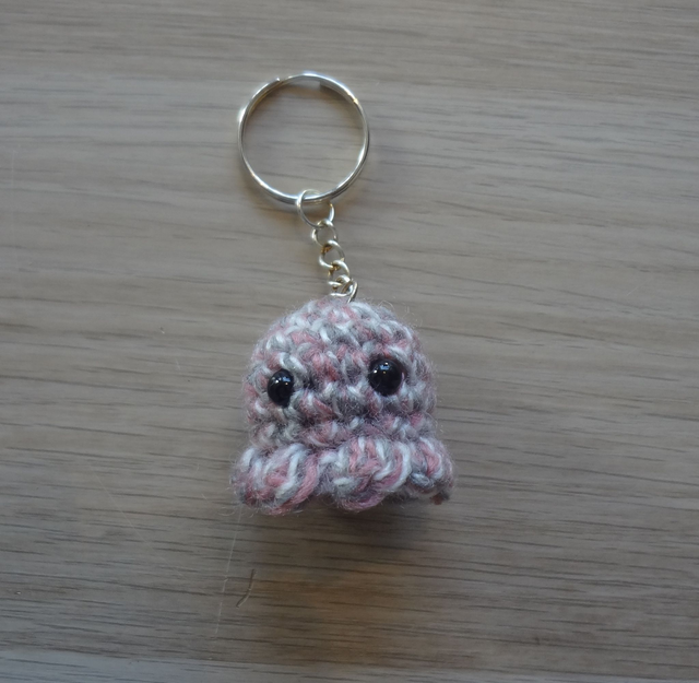 Porte-clefs poulpe au crochet