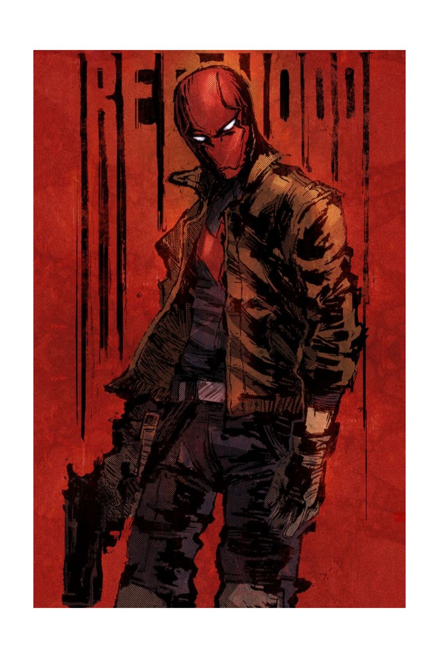 Red Hood Marvel Movies Art Print