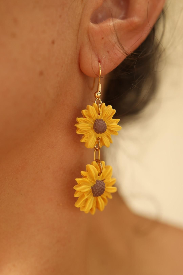 Boucles Oreilles Collection Tournesol