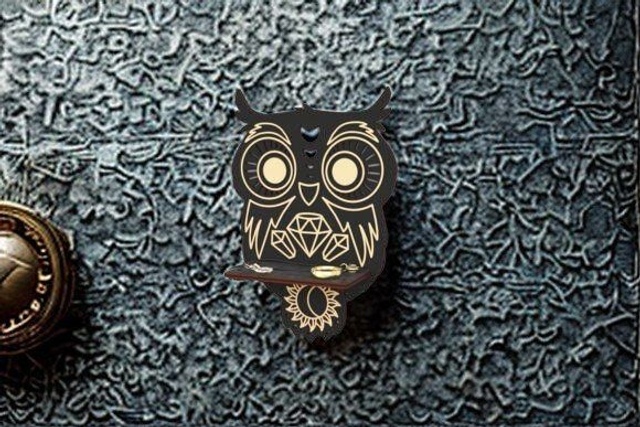 étagère porte possible de le mettre en support pendule hibou