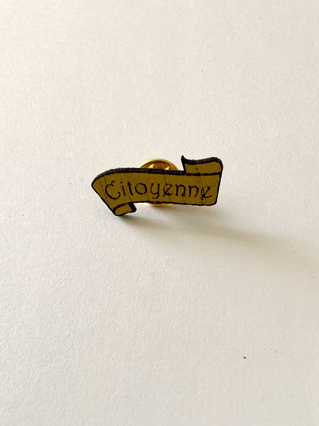 Pin’s « citoyenne »