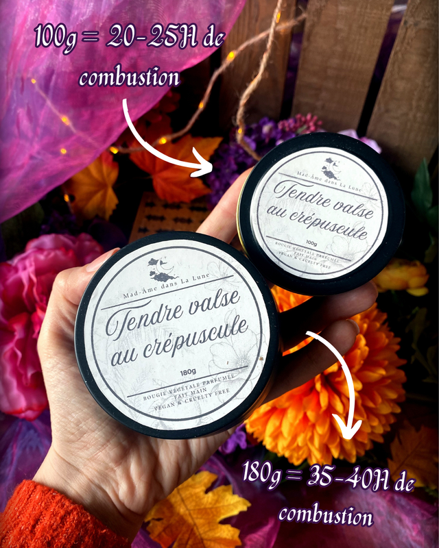 Bougie parfumée Tendre valse au crépuscule