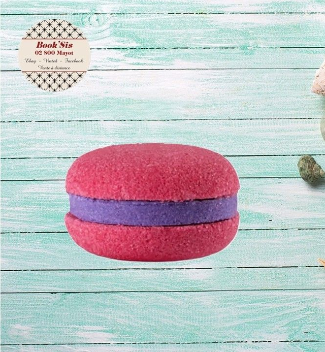 Macaron de bain " Cassis "