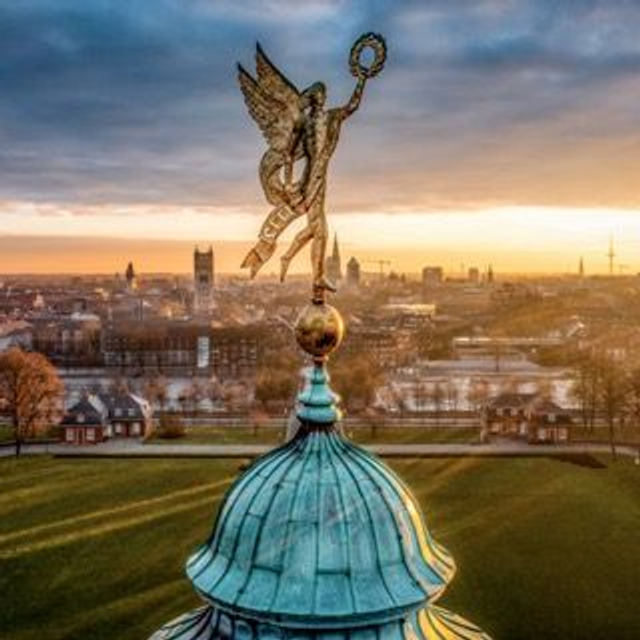 Nike auf dem Schloss