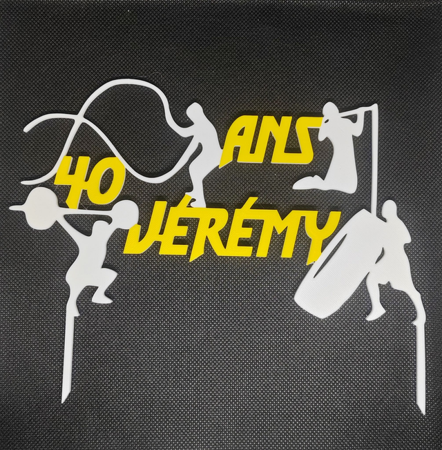 Cake Topper thème CrossFit