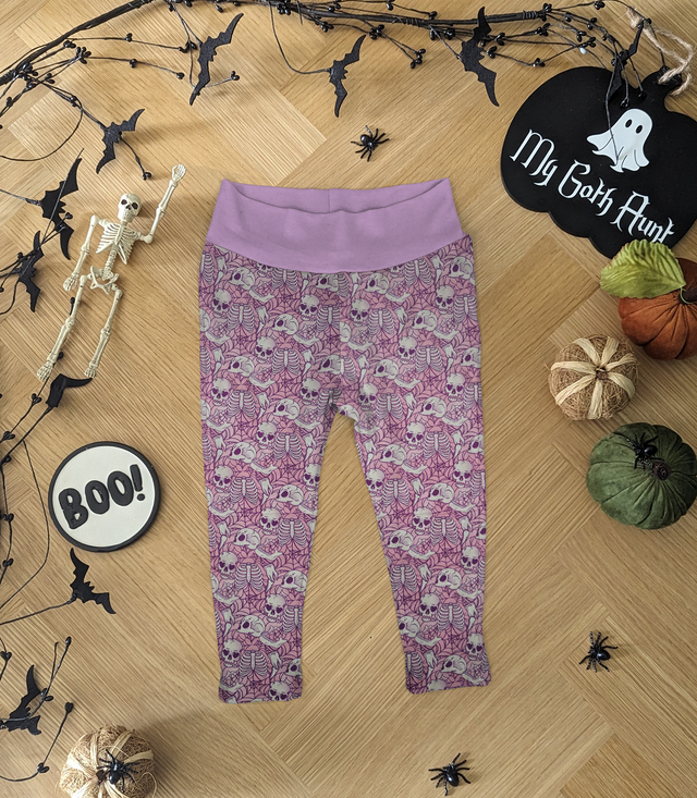 Skeleton Love Childrens Leggings