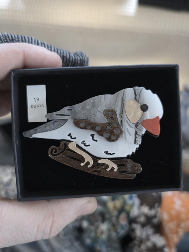 Broche oiseau 