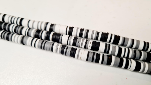 Perles heishi en perles polymère (FIMO) 6MM Mix