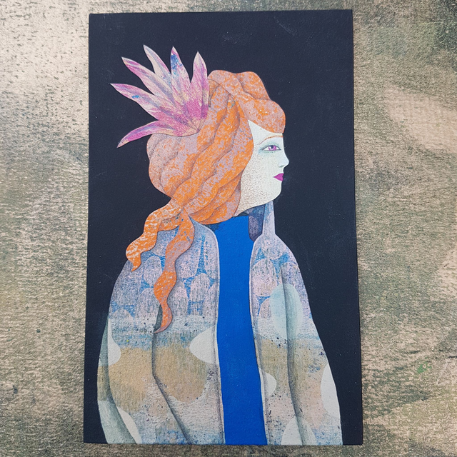 Miniature Portrait - Demoiselle Rousse