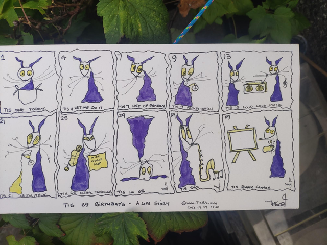 ⁰ Tis 69 Birthdays