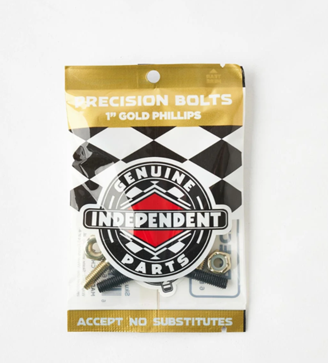 Independent Gold Precision Bolts (Phillips) 1"