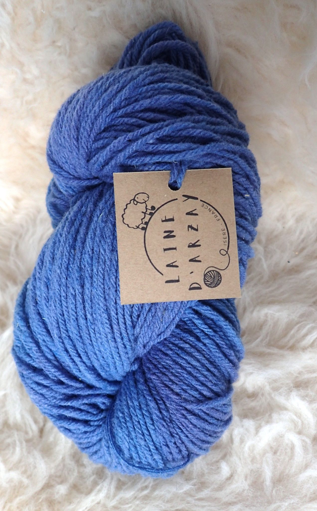 Echeveau coloré laine mérinos 100g