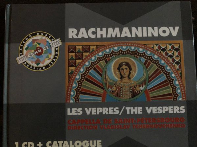 Rachmaninov, Cappella De Saint-Petersbourg ‎– The Vespers / Les Vêpres Audio CD