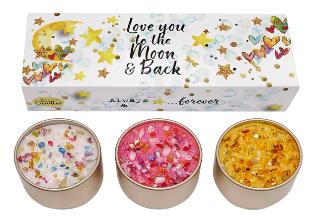Love You ToThe Moon And Back Candle Gift Box