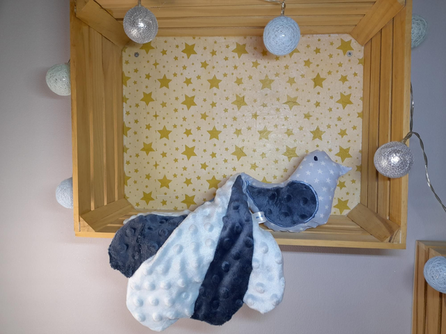 Doudou Cuicui l&#039;oiseau bleu