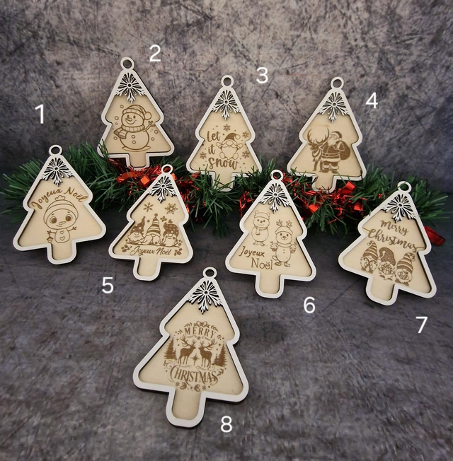 Ornement sapin de noël 