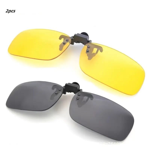 Lunettes de mode à clip pour hommes avec verres grossissants 2 PC