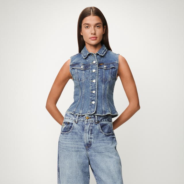 Lois Jeans Celine Vest Stone Vintage