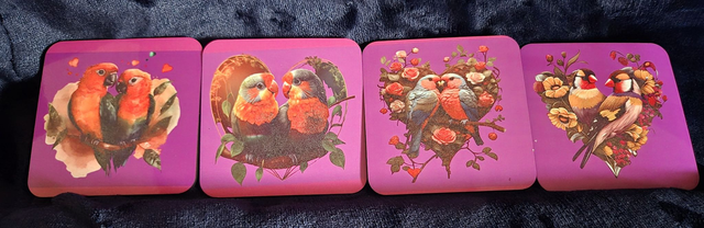 Cork Coasters Set 4 - Sublimated