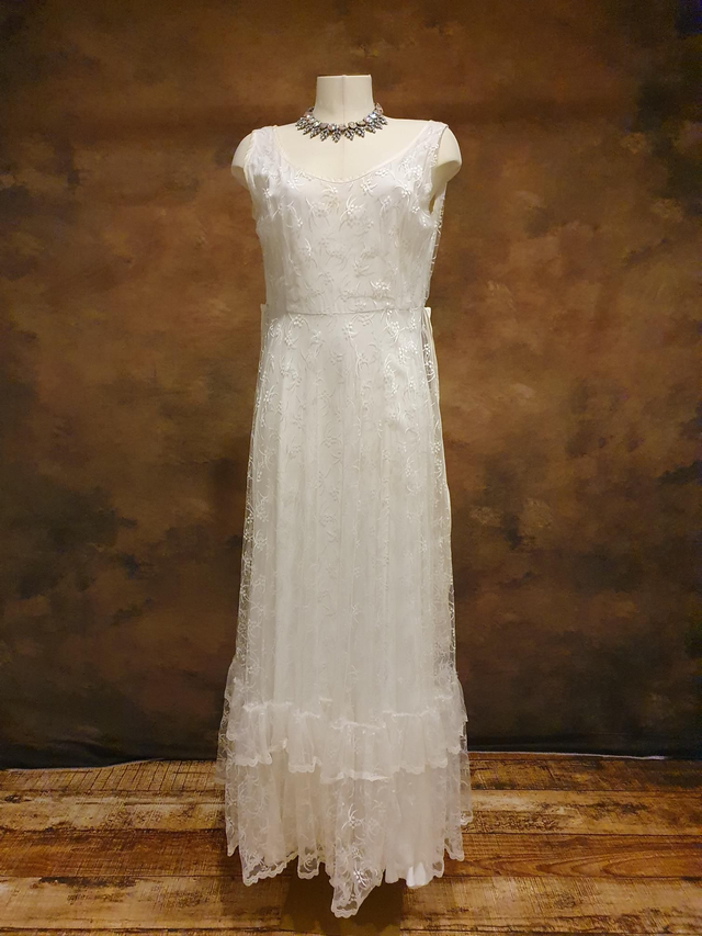 Viktorianisches Hochzeitskleid – 38-40