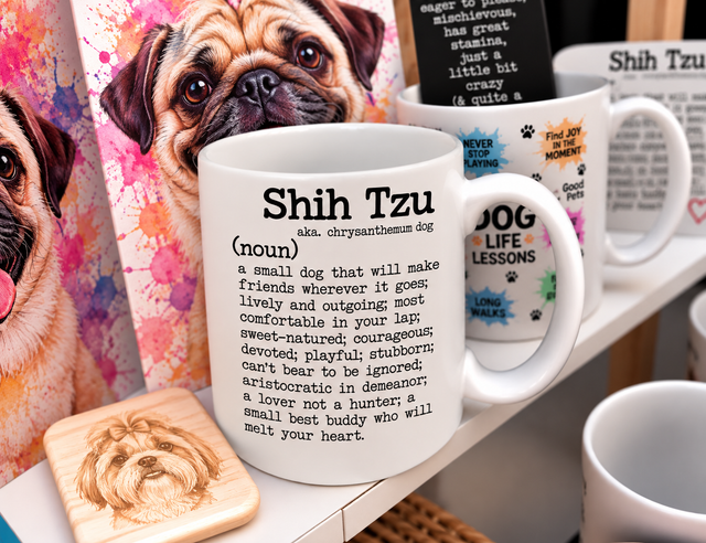 Dog Breed Definition Mug – Shih Tzu | Funny Dog Lover Gift