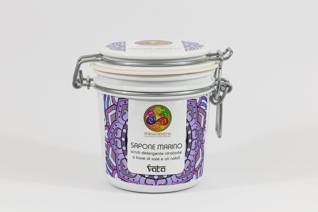 Sapone Marino Loto e Muschio – Scrub detergente e idratante by Anima Serena 350 ml