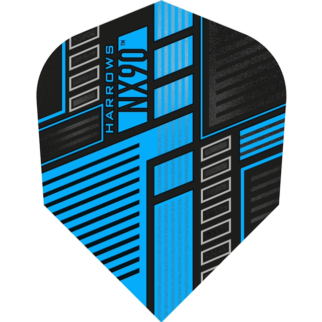 Harrows PRIME NX90 NO6 STANDARD BLUE FLIGHTS 5017626014446