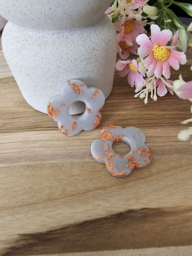 🏵️​FLOWER POP interchangeable Gris et Bronze🏵️