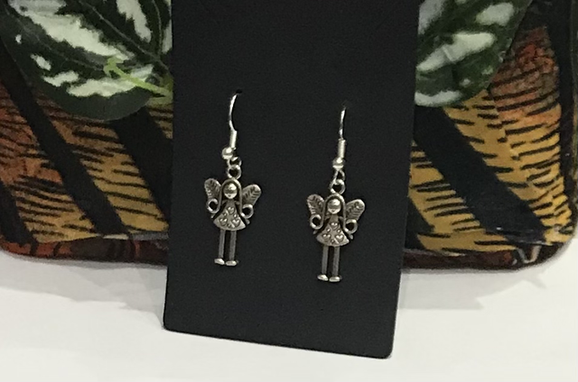 Silver Dangling Earrings- SDE76