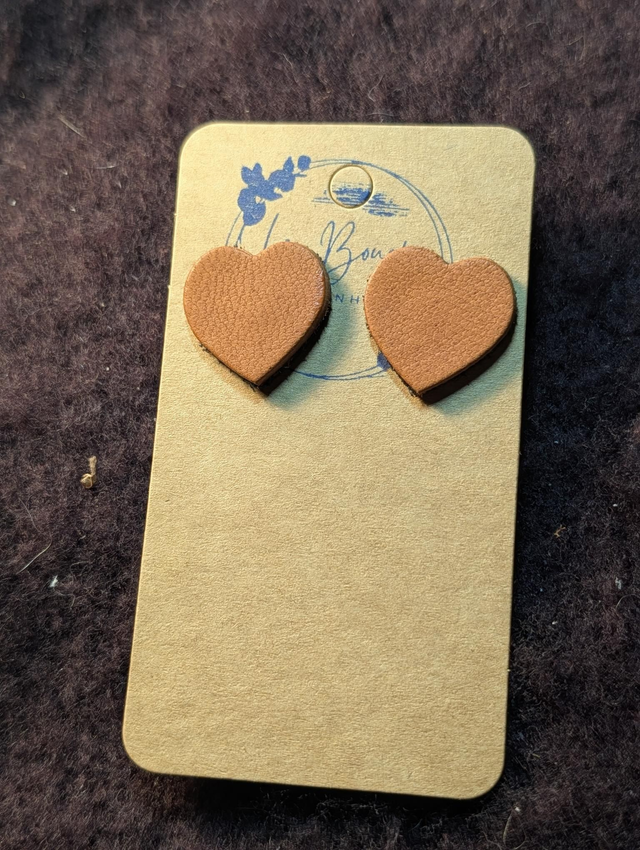 Boucles d'oreilles Lovely marron lov003