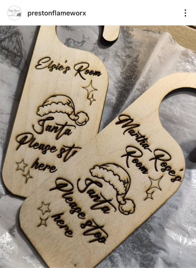 Santa door hangers 