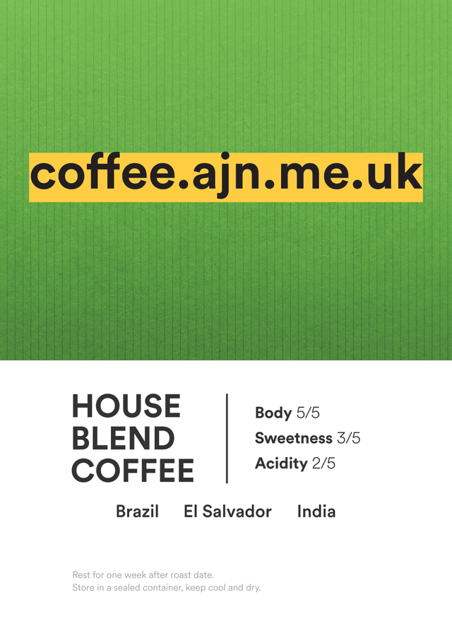 House Blend Coffee