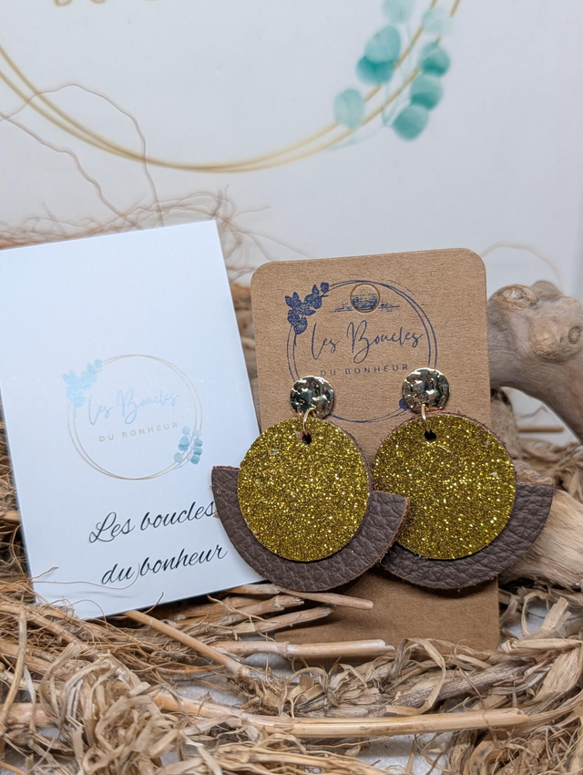 Boucles d'oreilles Dona or do080