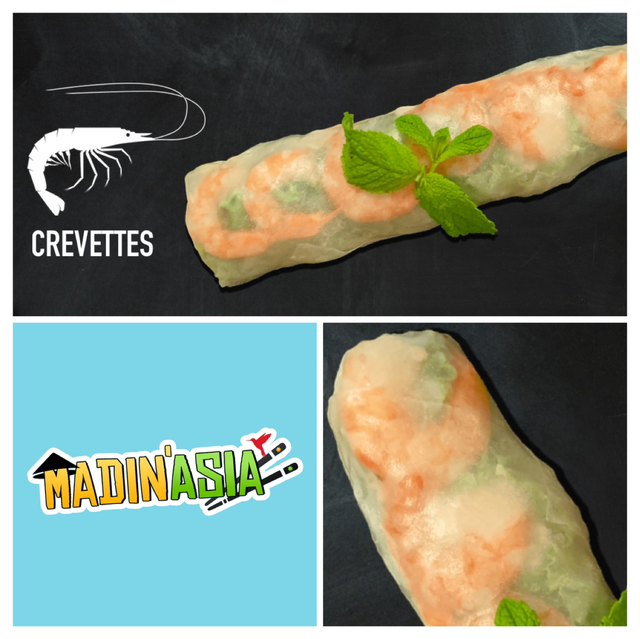Rouleau de Printemps aux Crevettes