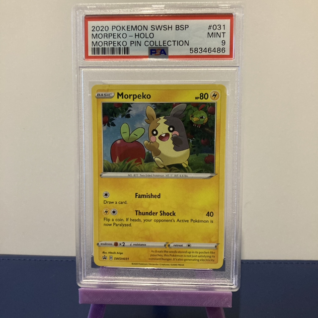 Pokemon PSA 9 - Morpeko - Pin Collection - #031