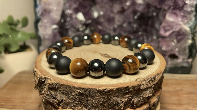 Bracelet TRIPLE PROTECTION 10mm HOMME