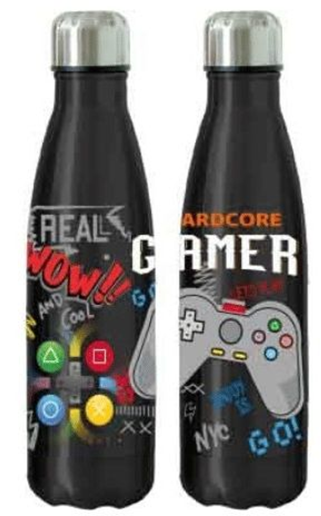 Gaming Design Aluminium Bottle 600ml